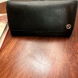 Gucci Black Leather Wallet